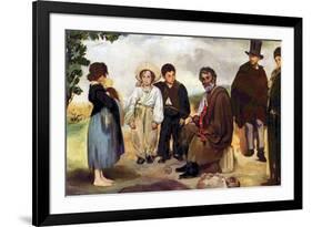 The Old Musician-Edouard Manet-Framed Art Print