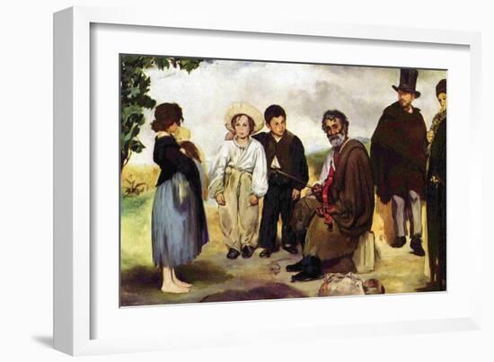 The Old Musician-Edouard Manet-Framed Art Print