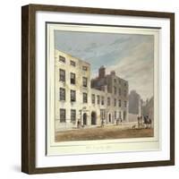 The Old Navy Pay Office, Old Broad Street, City of London, 1811-George Sidney Shepherd-Framed Giclee Print