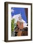 The Old North Church and gas street lamp, Freedom Trail, Boston, Massachusetts, USA-Russ Bishop-Framed Photographic Print