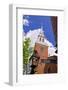 The Old North Church and gas street lamp, Freedom Trail, Boston, Massachusetts, USA-Russ Bishop-Framed Photographic Print