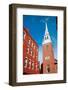 The Old North Church is officially known as Christ Church in the City of Boston, on April 18, 17...-null-Framed Photographic Print