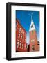 The Old North Church is officially known as Christ Church in the City of Boston, on April 18, 17...-null-Framed Photographic Print