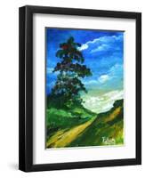 The Old Oak, 2015-Patricia Brintle-Framed Premium Giclee Print