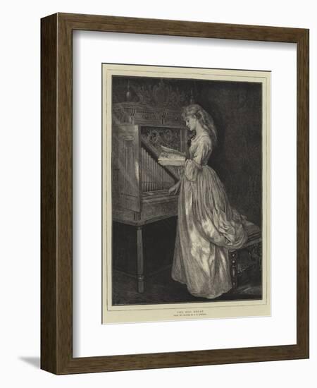 The Old Organ-Edward Killingworth Johnson-Framed Giclee Print