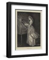 The Old Organ-Edward Killingworth Johnson-Framed Giclee Print