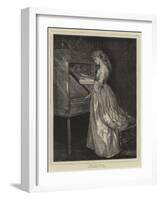 The Old Organ-Edward Killingworth Johnson-Framed Giclee Print