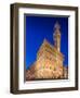 The Old Palace at Night in Florence-boule-Framed Photographic Print