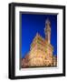 The Old Palace at Night in Florence-boule-Framed Photographic Print