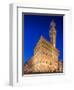 The Old Palace at Night in Florence-boule-Framed Photographic Print