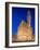 The Old Palace at Night in Florence-boule-Framed Photographic Print