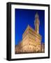 The Old Palace at Night in Florence-boule-Framed Photographic Print