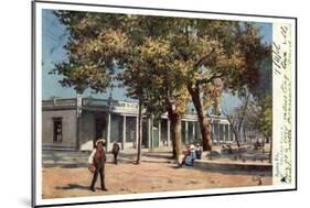 The Old Palace, Santa Fe, New Mexico, USA, C1900s-Gilette-Mounted Giclee Print