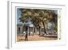 The Old Palace, Santa Fe, New Mexico, USA, C1900s-Gilette-Framed Giclee Print