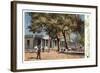 The Old Palace, Santa Fe, New Mexico, USA, C1900s-Gilette-Framed Giclee Print