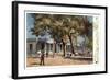 The Old Palace, Santa Fe, New Mexico, USA, C1900s-Gilette-Framed Giclee Print