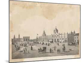 The (Old) Palace, Santiago, Chile, 1855-null-Mounted Giclee Print
