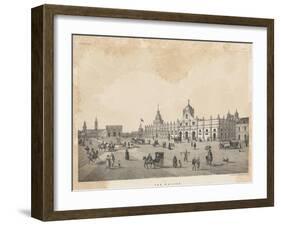 The (Old) Palace, Santiago, Chile, 1855-null-Framed Giclee Print