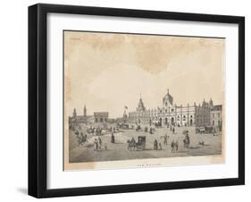 The (Old) Palace, Santiago, Chile, 1855-null-Framed Giclee Print