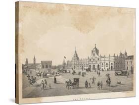 The (Old) Palace, Santiago, Chile, 1855-null-Stretched Canvas