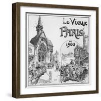 The Old Paris, for the Exposition Universelle of 1900-Albert Robida-Framed Giclee Print