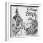 The Old Paris, for the Exposition Universelle of 1900-Albert Robida-Framed Giclee Print