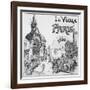 The Old Paris, for the Exposition Universelle of 1900-Albert Robida-Framed Giclee Print