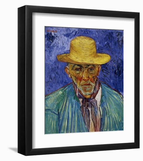 The Old Peasant Patience Escalier-Vincent van Gogh-Framed Art Print