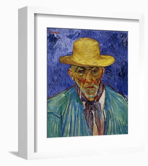 The Old Peasant Patience Escalier-Vincent van Gogh-Framed Art Print