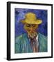 The Old Peasant Patience Escalier-Vincent van Gogh-Framed Art Print