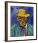 The Old Peasant Patience Escalier-Vincent van Gogh-Framed Art Print