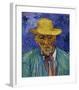 The Old Peasant Patience Escalier-Vincent van Gogh-Framed Art Print