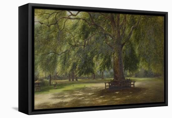 The Old Plane Tree-George Wallis-Framed Stretched Canvas