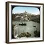 The Old Port and the Notre-Dame De La Garde Basilica, Marseilles (France), Circa 1890-1895, Image-Leon, Levy et Fils-Framed Premium Photographic Print