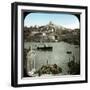 The Old Port and the Notre-Dame De La Garde Basilica, Marseilles (France), Circa 1890-1895, Image-Leon, Levy et Fils-Framed Premium Photographic Print