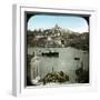 The Old Port and the Notre-Dame De La Garde Basilica, Marseilles (France), Circa 1890-1895, Image-Leon, Levy et Fils-Framed Premium Photographic Print