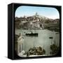 The Old Port and the Notre-Dame De La Garde Basilica, Marseilles (France), Circa 1890-1895, Image-Leon, Levy et Fils-Framed Stretched Canvas