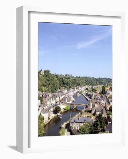The Old Port, Dinan, Brittany, France-Peter Thompson-Framed Photographic Print