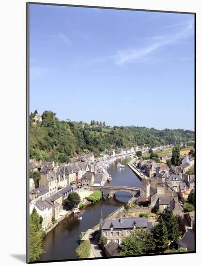 The Old Port, Dinan, Brittany, France-Peter Thompson-Mounted Photographic Print