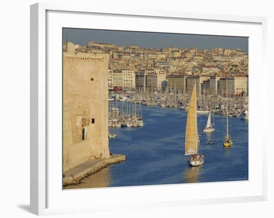 The Old Port, Marseilles, Provence, France, Europe-Bruno Morandi-Framed Photographic Print