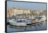 The Old Port of Marseille (Vieux Port) in Marseille, Bouches-Du-Rhone, Provence-Chris Hepburn-Framed Stretched Canvas