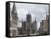 The Old Post Office on the Left, St. Nickolas Church and the Belfry Beyond, Ghent, Belgium, Europe-James Emmerson-Framed Stretched Canvas