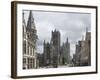 The Old Post Office on the Left, St. Nickolas Church and the Belfry Beyond, Ghent, Belgium, Europe-James Emmerson-Framed Photographic Print