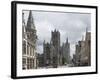 The Old Post Office on the Left, St. Nickolas Church and the Belfry Beyond, Ghent, Belgium, Europe-James Emmerson-Framed Photographic Print