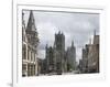 The Old Post Office on the Left, St. Nickolas Church and the Belfry Beyond, Ghent, Belgium, Europe-James Emmerson-Framed Photographic Print