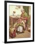 The Old Quilt-Walter Langley-Framed Giclee Print