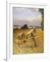 The Old Reaper, 1909 (Oil on Canvas)-George Clausen-Framed Giclee Print