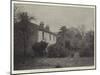 The Old Rectory, Grasmere, Where Wordsworth Lived from 1811 to 1813, Recently Demolished-null-Mounted Giclee Print