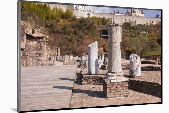 The Old Roman Theatre of Fourviere in the City of Lyon, Rhone-Alpes, France, Europe-Julian Elliott-Mounted Photographic Print