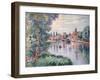 The Old Samois, c.1900-Armand Guillaumin-Framed Giclee Print